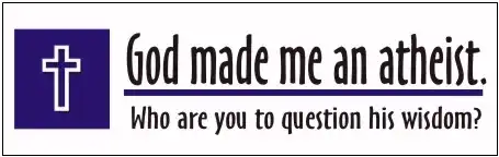 god made me an atheist