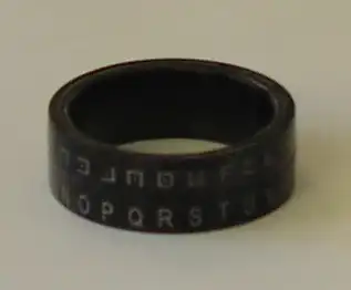 cipher ring from 14th place